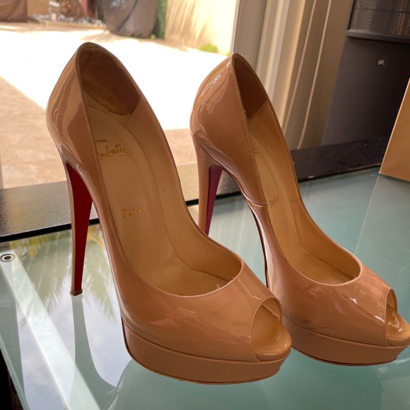 Christian Louboutin Shoes - Christian Louboutin Lady Peep Toe Shoes